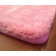 Розовая ковровая дорожка с высоким ворсом для девочек в комнату